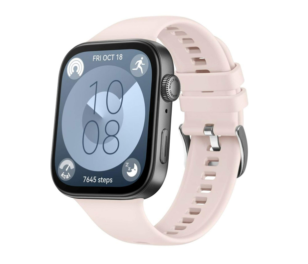 FIXED Silicone Strap do Huawei Watch FIT 3 pink - 1341092 - zdjęcie